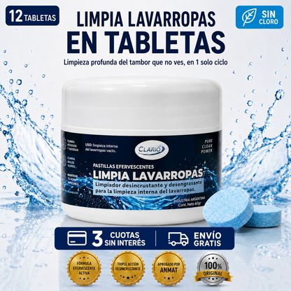 Pastillas CLARIO™ — Limpieza Profunda contra Hongos, Pelos y Humedad